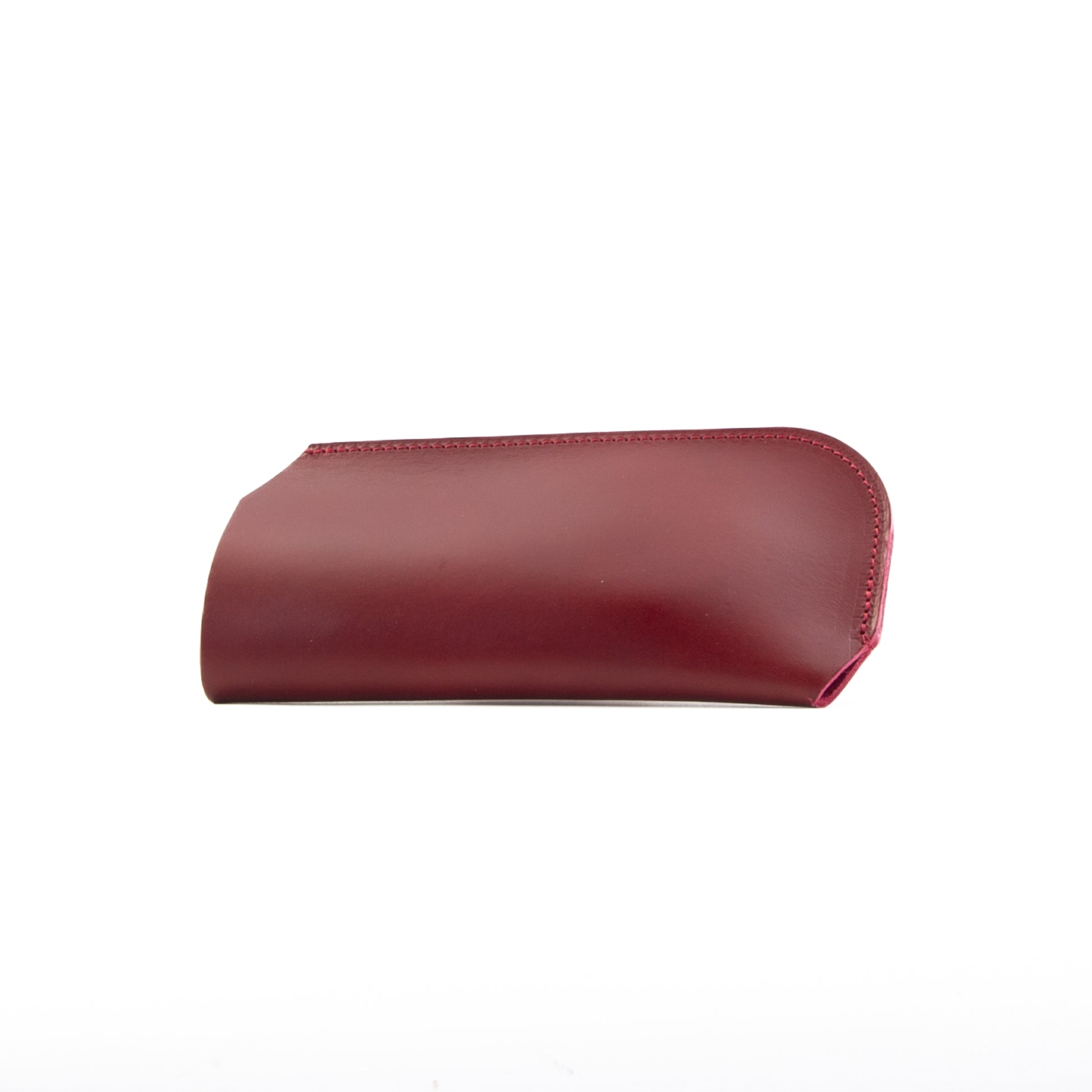 Burgundy Leather Glasses Sleeve image 6
