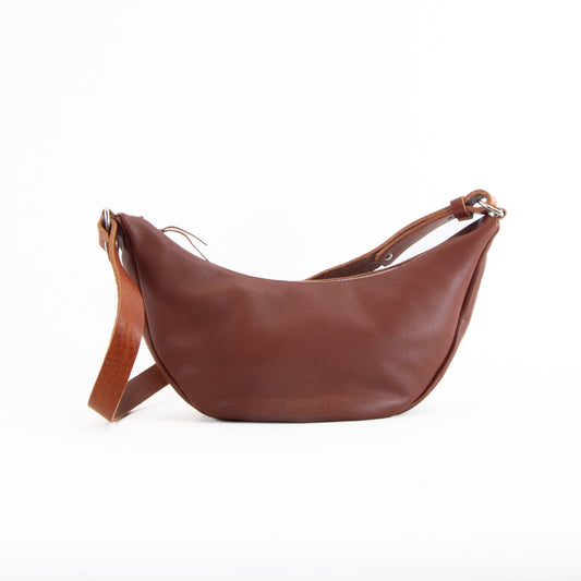 Tan Leather Sling Bag image 0