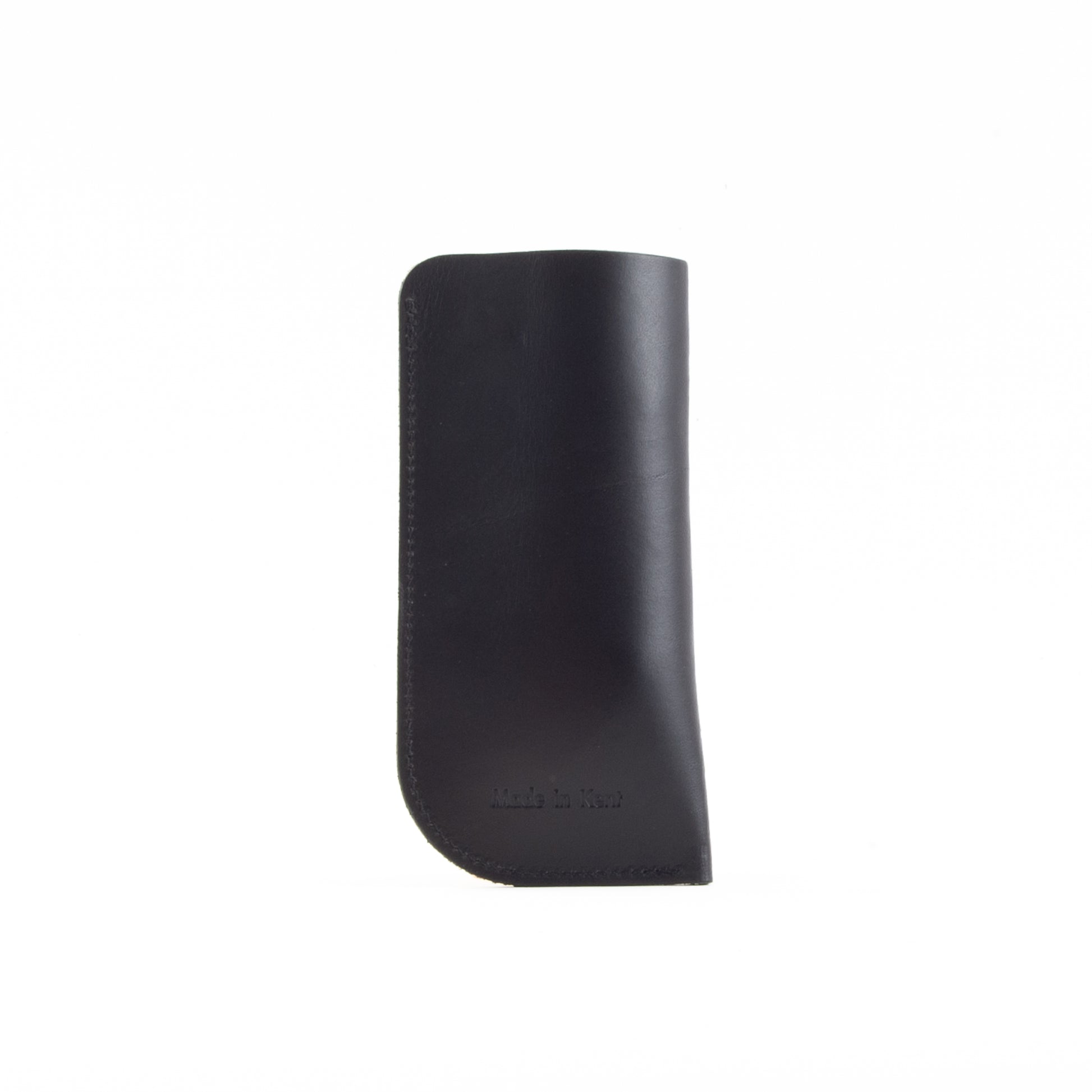 Black Leather Glasses Sleeve image 2