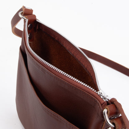 Lightweight Tan Leather Hip Bag image 5
