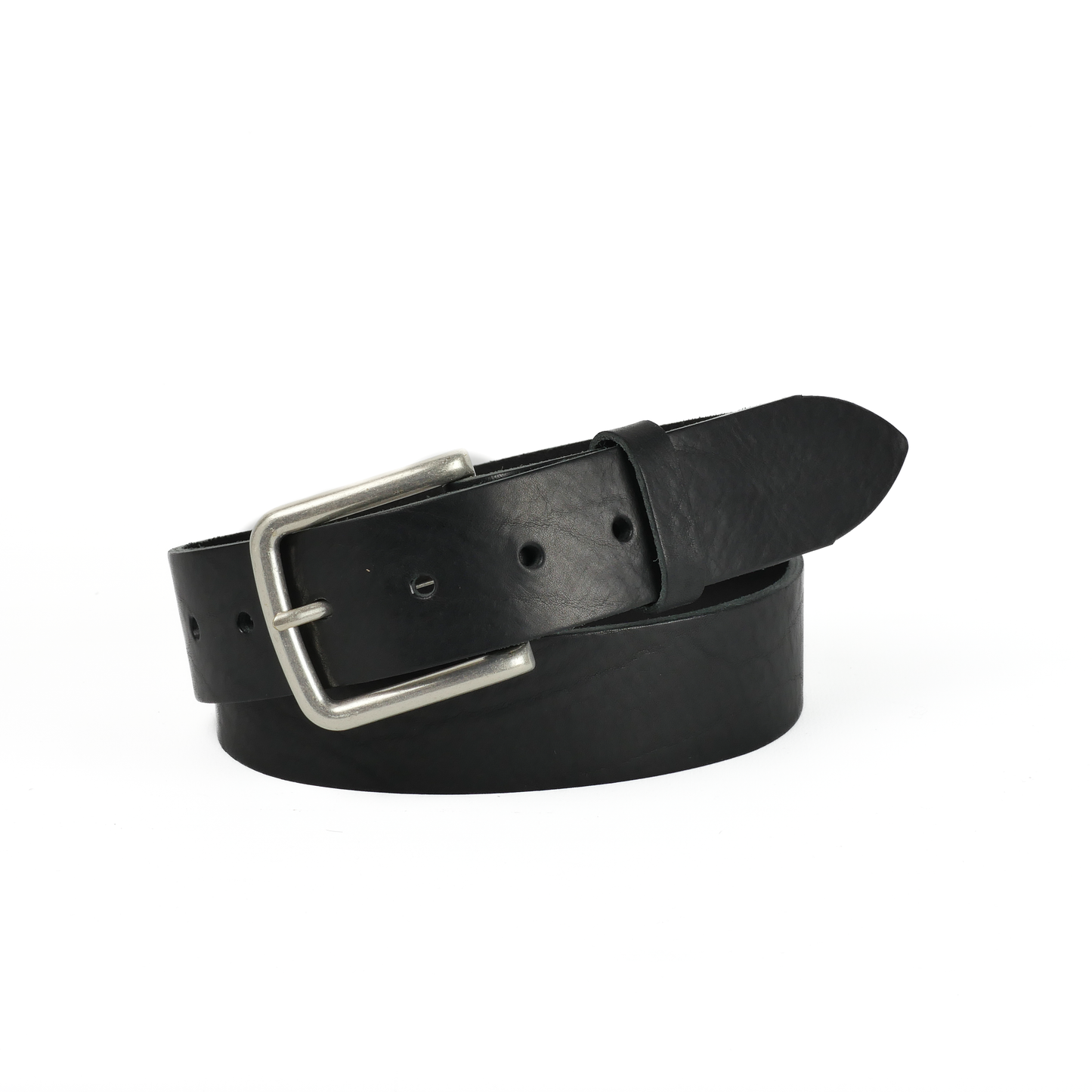 Leather Jeans Belt - Black
