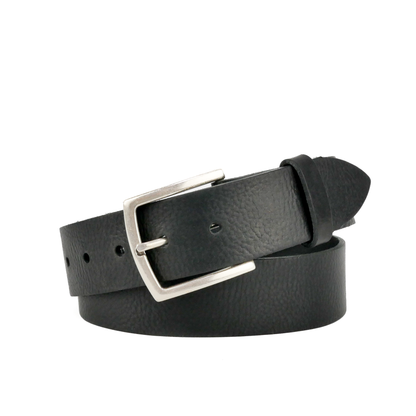 Leather Jeans Belt - Black