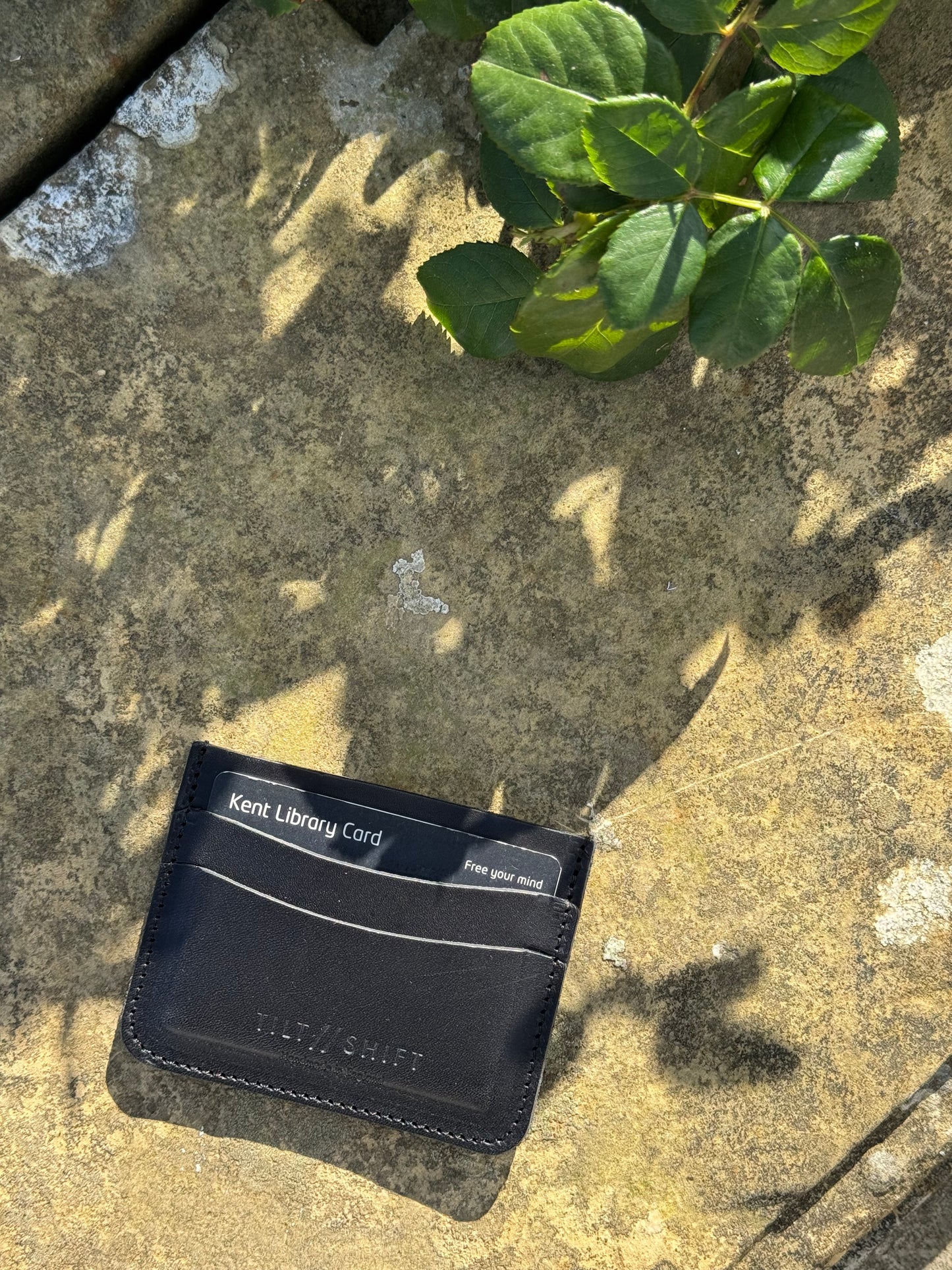 Black Slim Leather Wallet