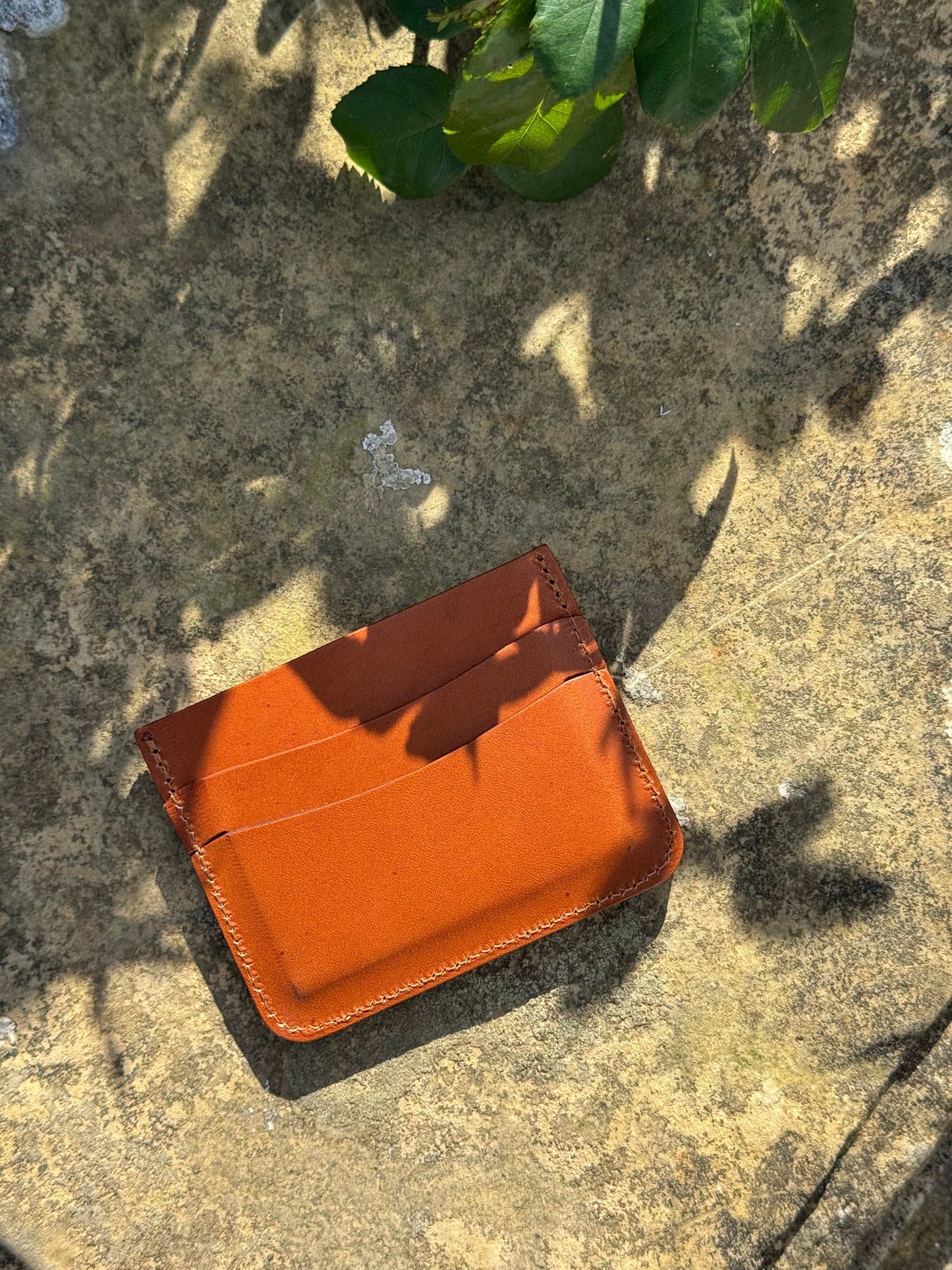Tan Slim Leather Wallet