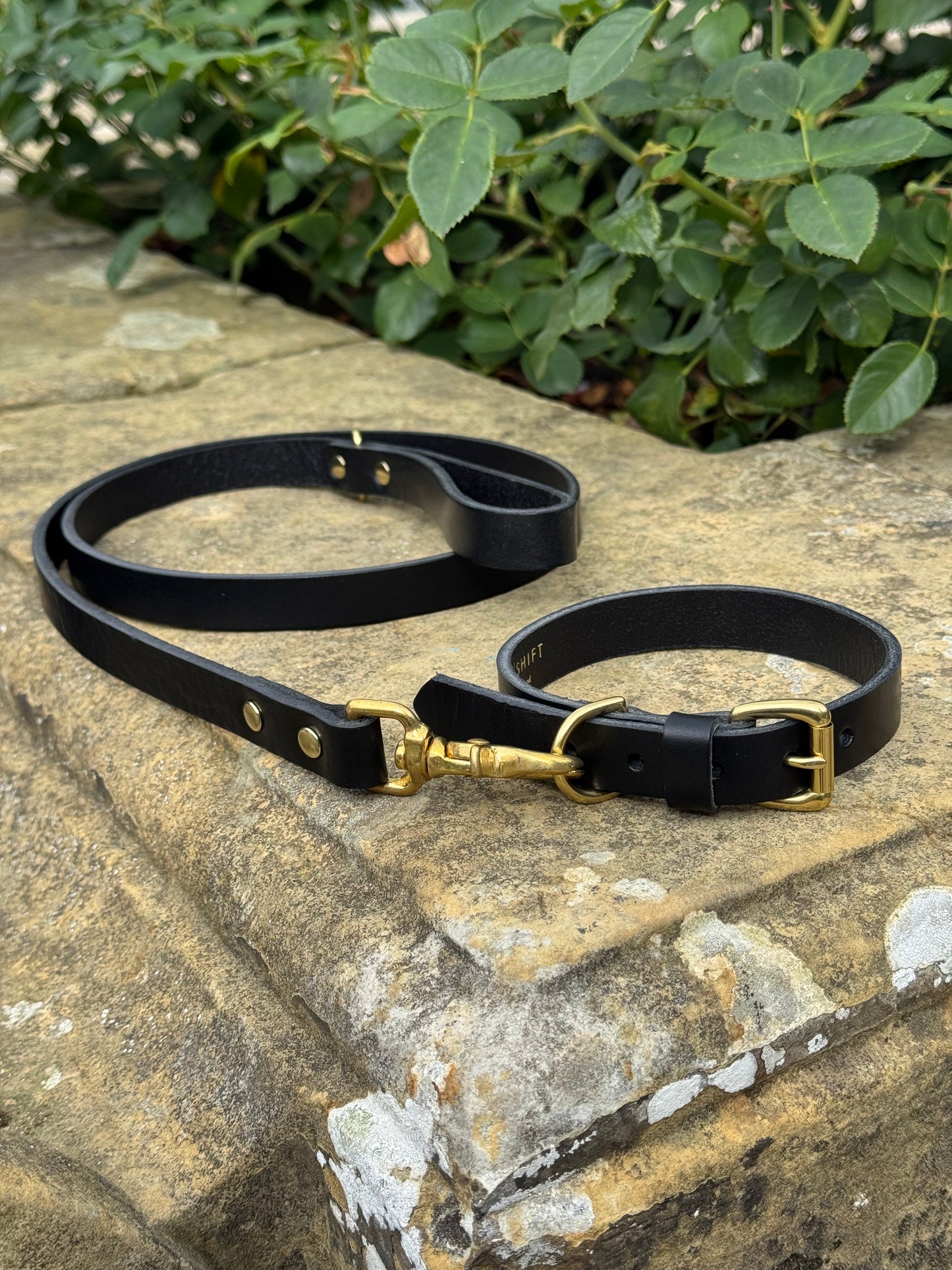 Leather Dog Lead - Black