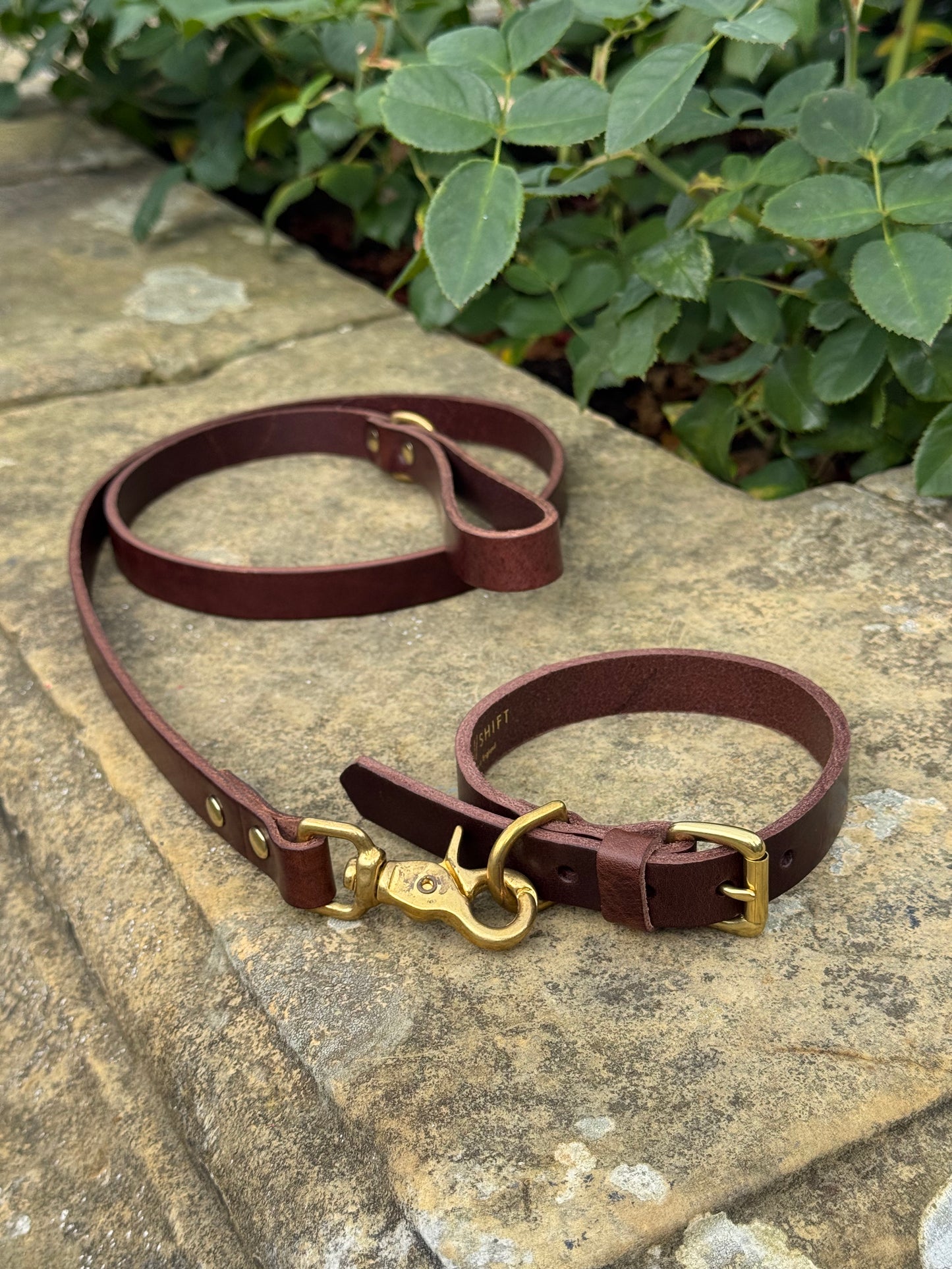Leather Dog Lead - Brown