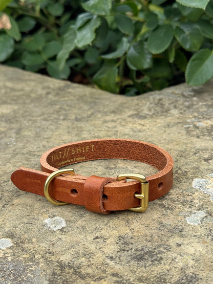 Leather Dog Collar Small