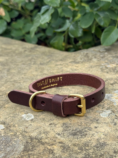 Leather Dog Collar Small