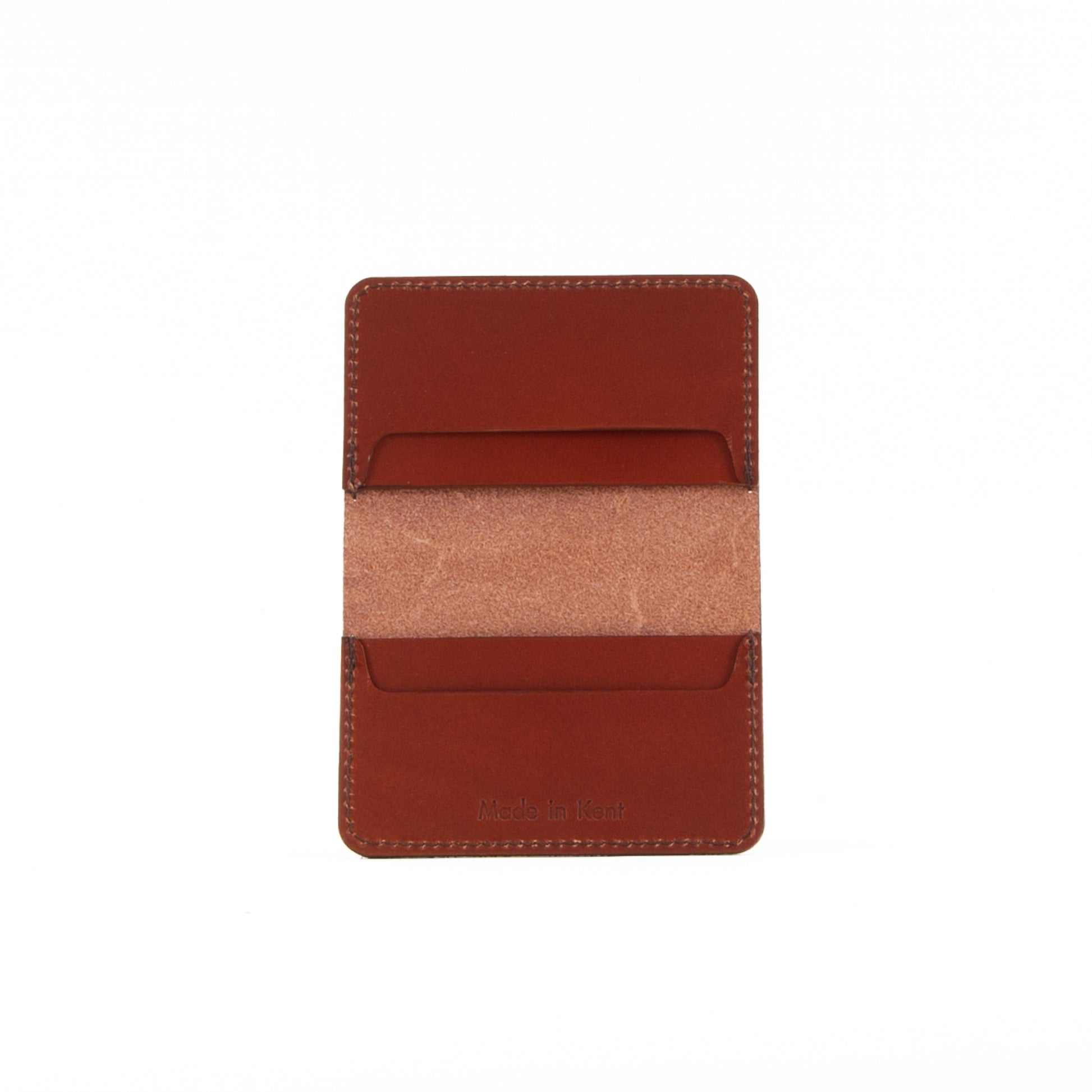 Chestnut Leather Card Holder image 4
