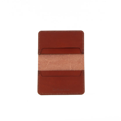 Chestnut Leather Card Holder image 4