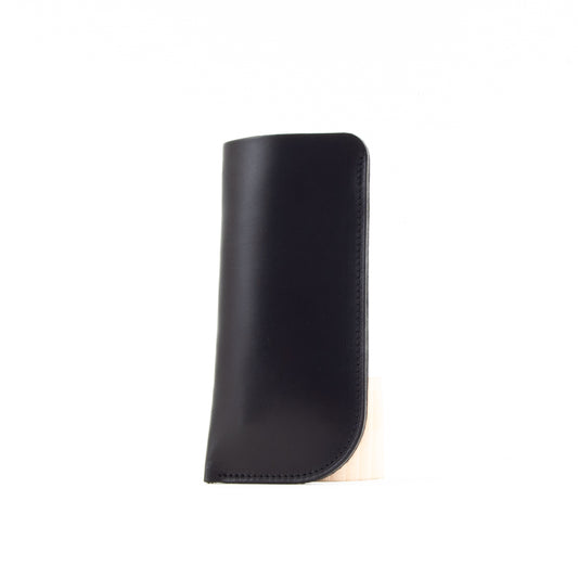 Black Leather Glasses Sleeve image 0
