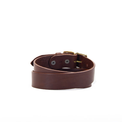 Leather Jeans Belt - Brown
