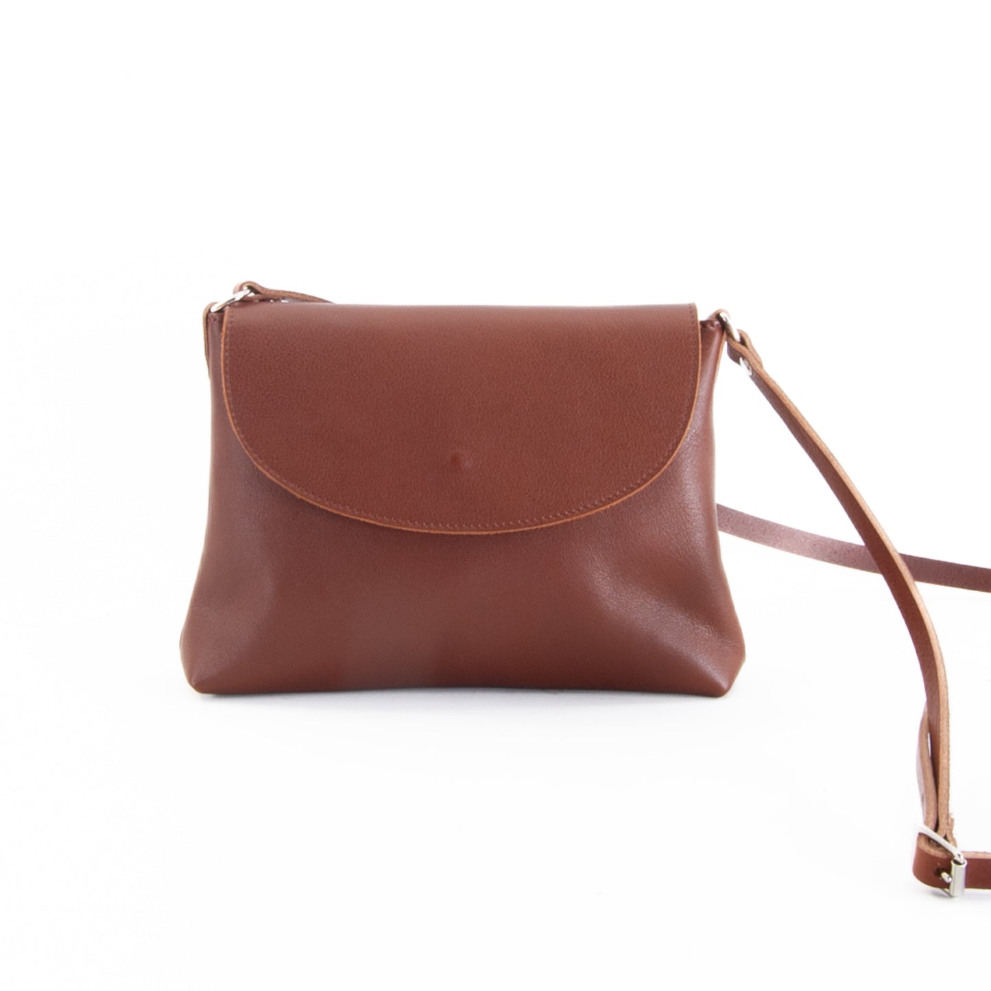 Leather Flap Over Bag