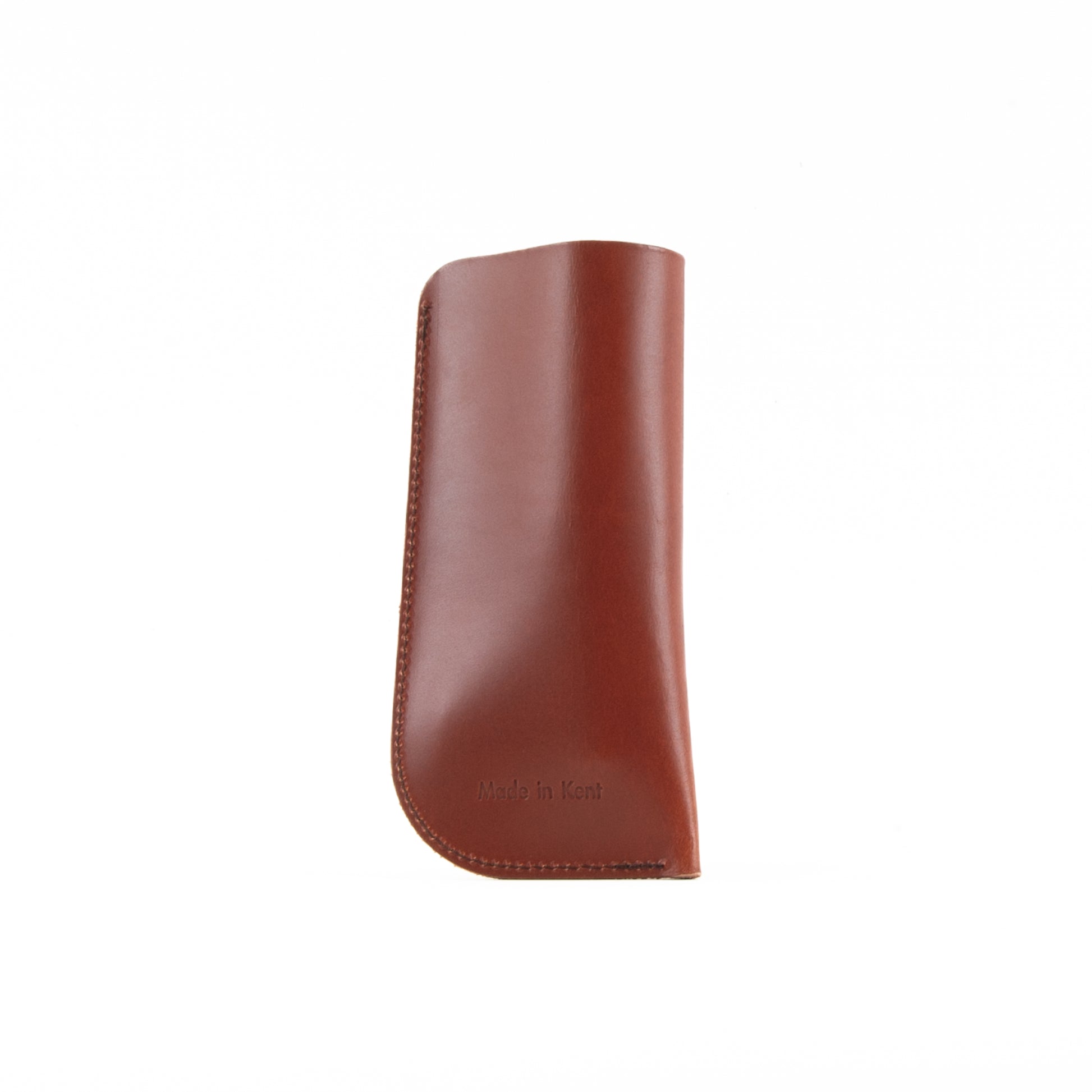 Chestnut Leather Glasses Sleeve image 4