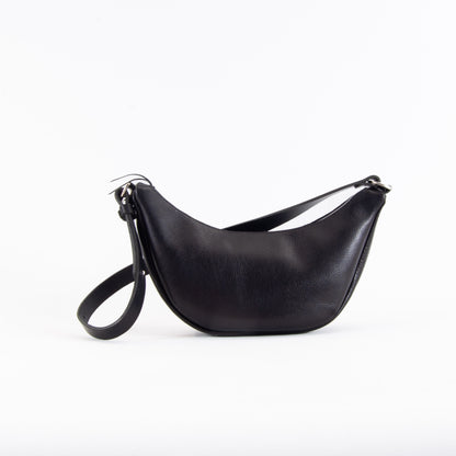 Black Leather Sling Bag image 9