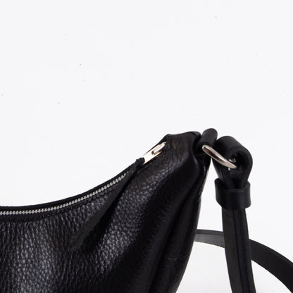 Black Leather Sling Bag image 6