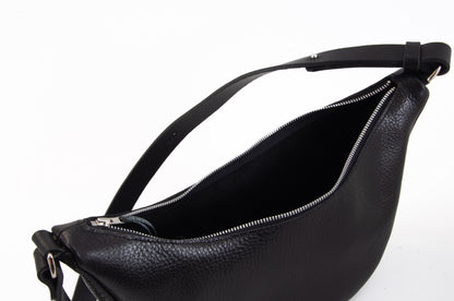 Black Leather Sling Bag image 5