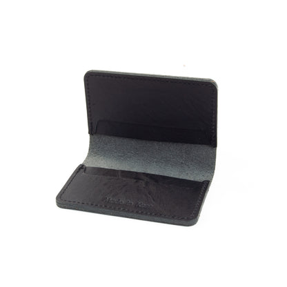 Black Leather Card Holder image 2