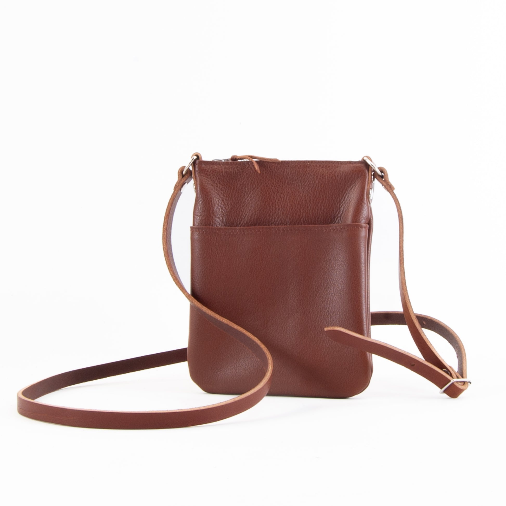 Lightweight Tan Leather Mini Bag image 2