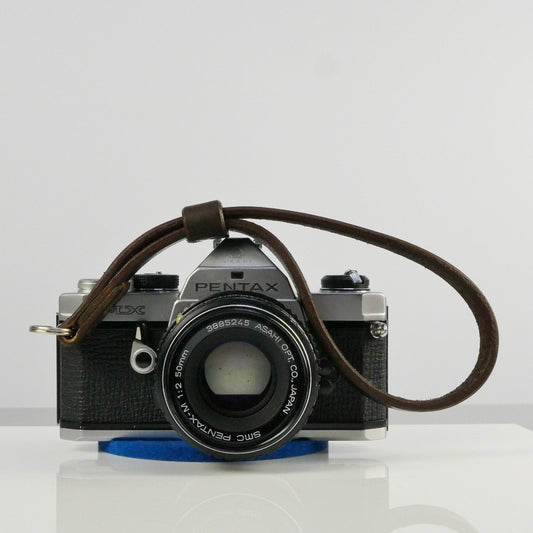 Brown Leather Camera Wrist Strap - Lulworth Stitched image 0