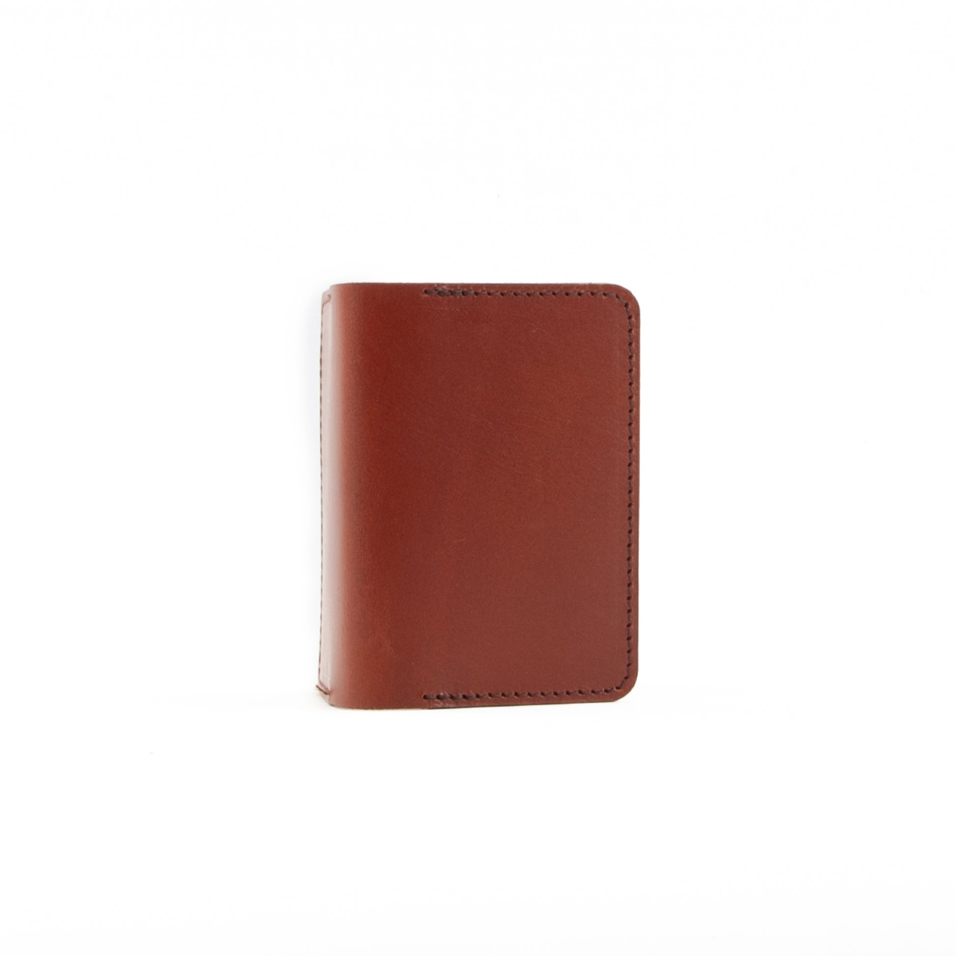 Chestnut Leather Card Holder image 6