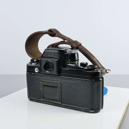Brown Leather Wide Camera Wrist Strap - Scandola Stitched image 1