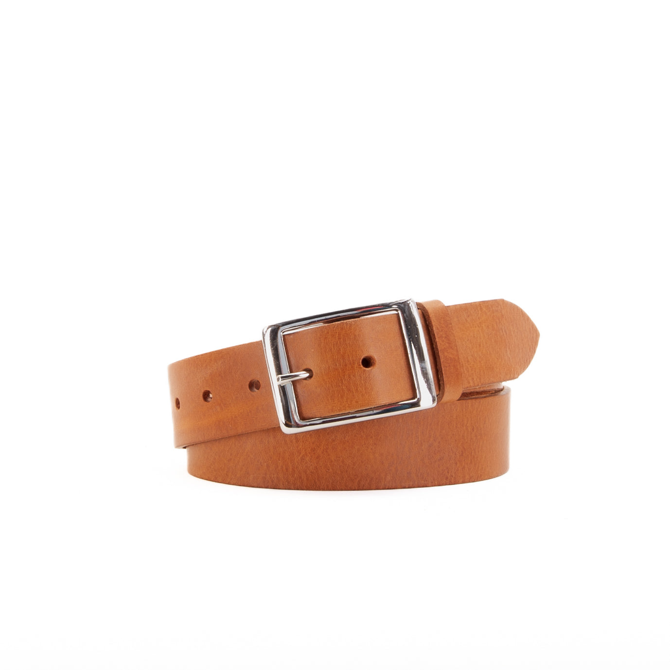Leather Jeans Belt - Tan