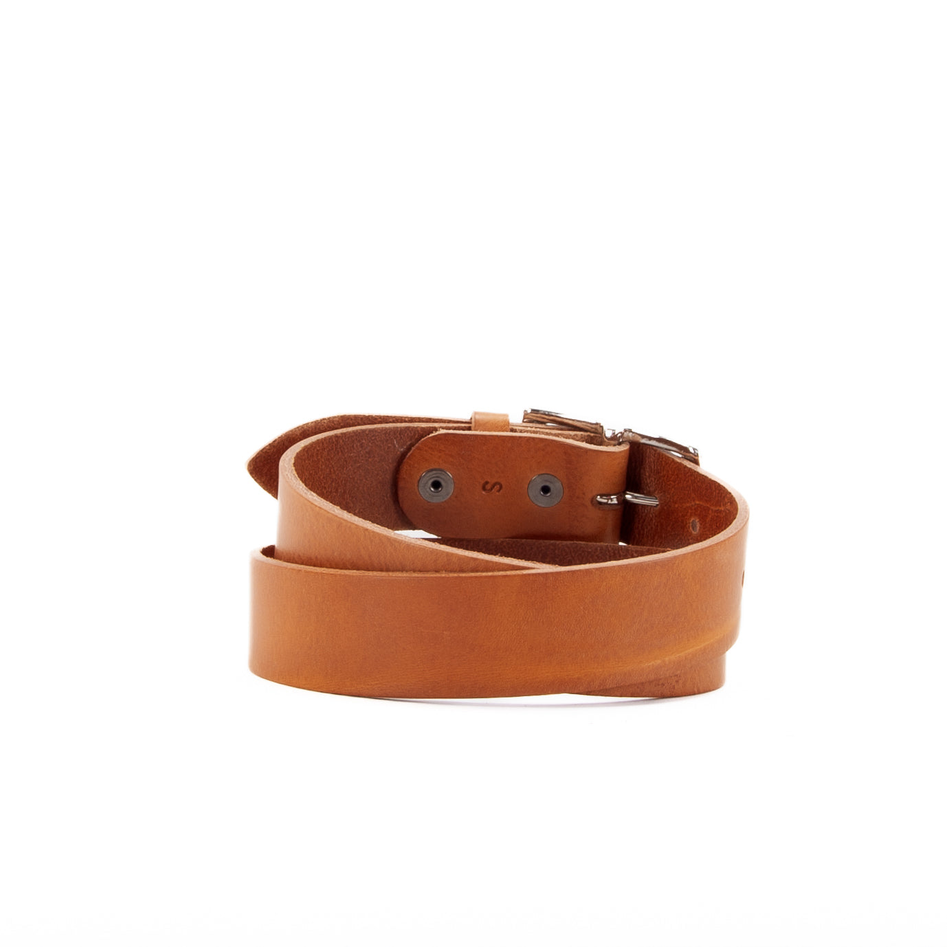 Leather Jeans Belt - Tan