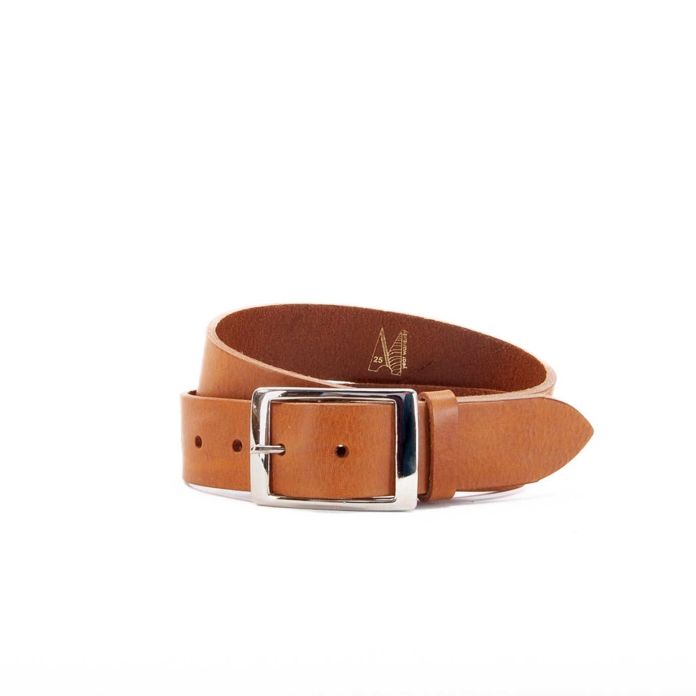Leather Jeans Belt - Tan