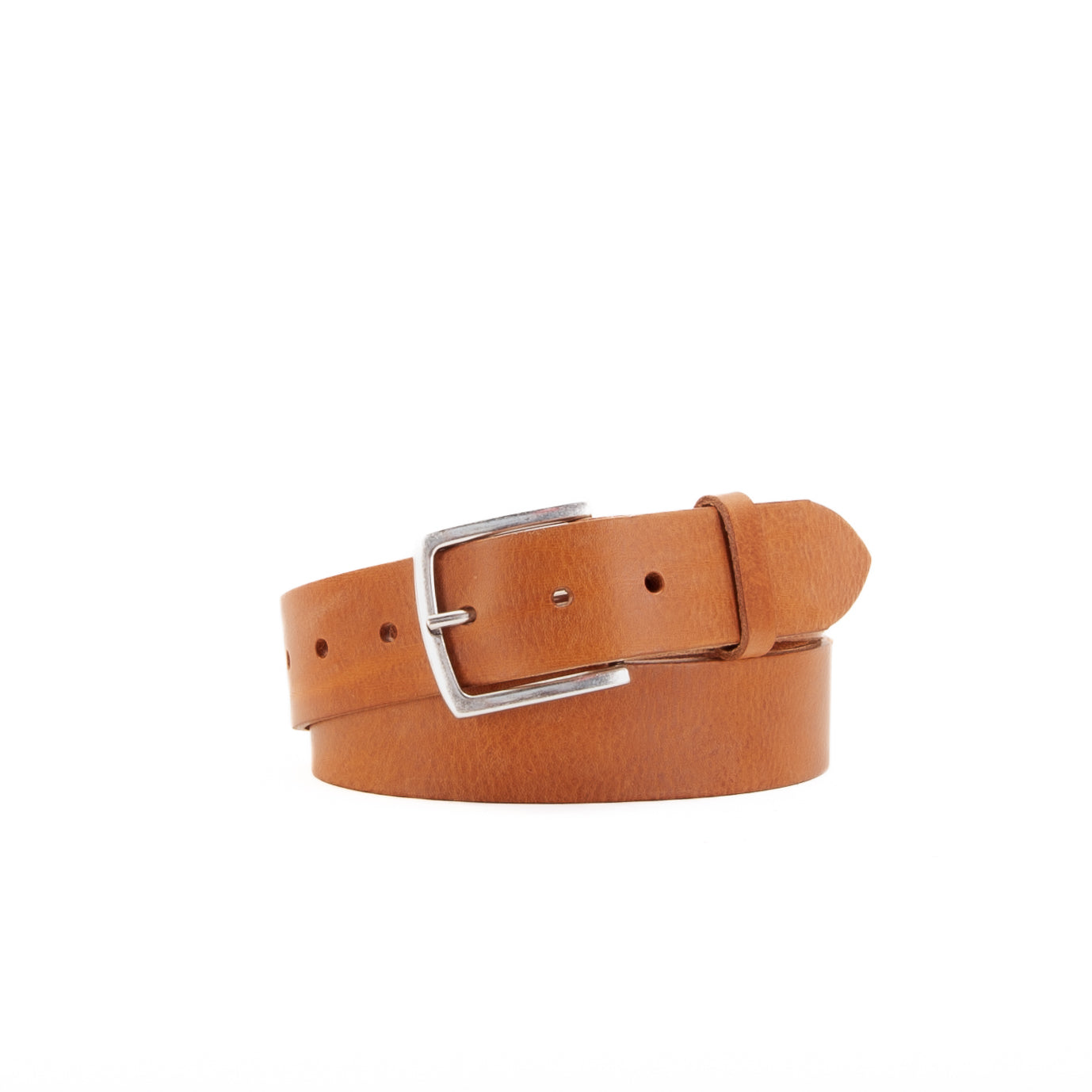 Leather Jeans Belt - Tan