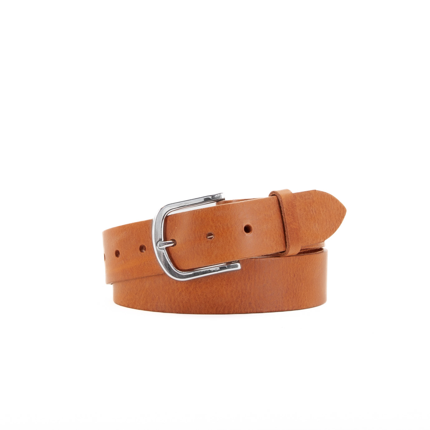 Leather Jeans Belt - Tan