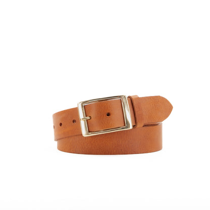 Leather Jeans Belt - Tan